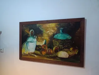 Cuadro abstracto multicolor