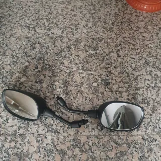 Retrovisores Moto Universales Negros