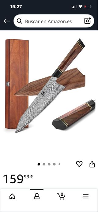 Cuchillo Chef XINZUO Acero Damasco 21.5cm