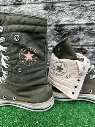 Converse All Star Verdi/Rosa Tg 39.5