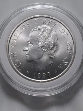 Lote 5 Monedas Plata 2000 Ptas. España