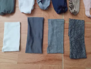 Lote de 10 turbantes variados para el pelo NUEVOS