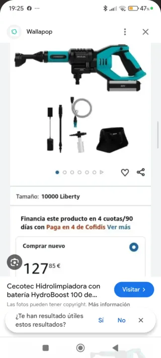 Hidrolimpiadora Cecotec HydroBoost 180