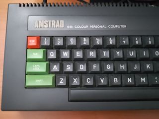 Amstrad CPC 464 Ordenador Retro Teclado