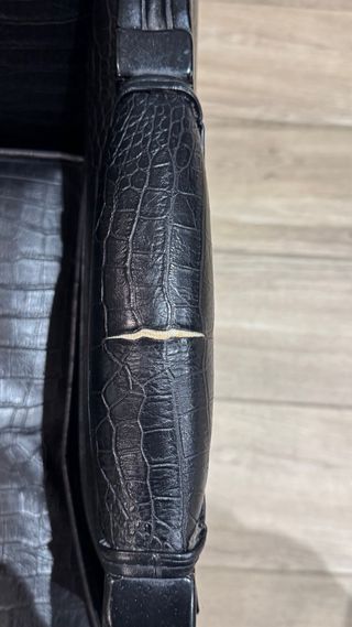 Butaca clásica negra – estilo elegante / vintage