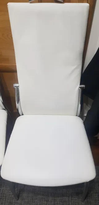 4 Sillas Comedor Cocina Blancas