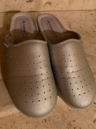 Inblu Pantofole Argento Tg 40