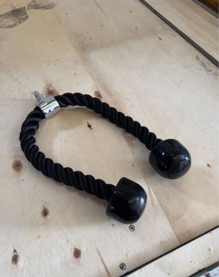 Cuerda Tríceps Polea Negra