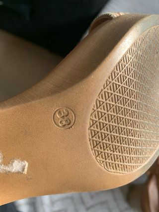 Sandalias My Sand Marrón y Dorado