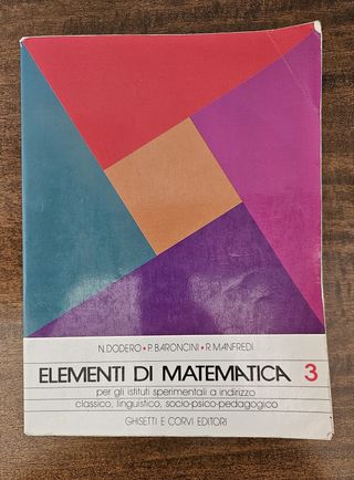 Libro di Matematica - Elementi di Matematica 3