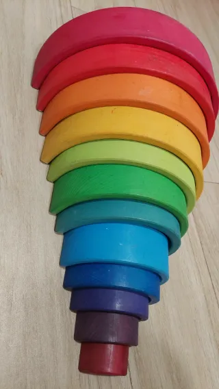 Arcoíris grande Waldorf Madera