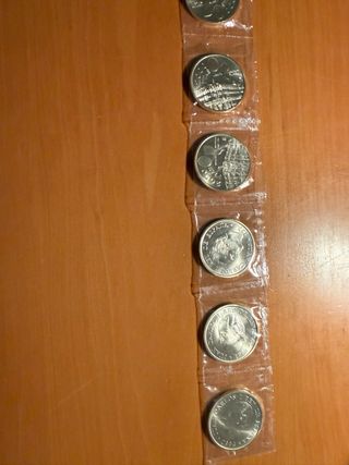 Lote 10 monedas 2000 pesetas de plata 1994