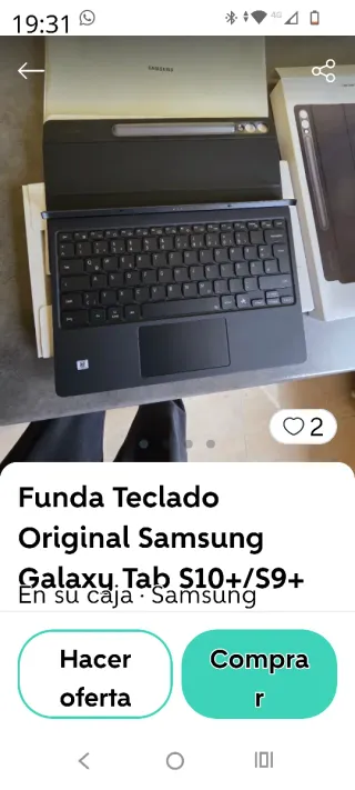 Funda Teclado Samsung Original