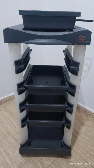 Carro auxiliar peluquería Wella