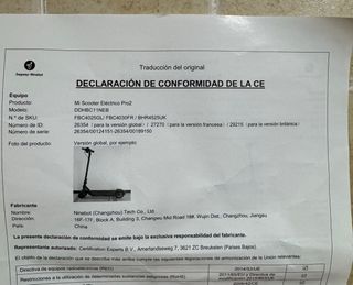 Patinete Eléctrico Xiaomi Mi Pro 2