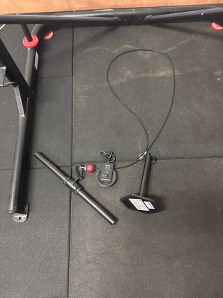 Rack Domyos 500  y polea