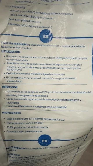 Perlita Premium 100L 3/6 mm