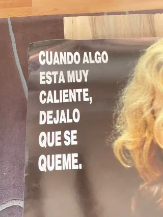 Póster Película nueve Semanas y Media, original