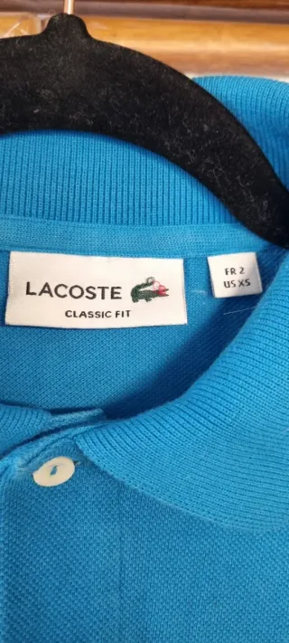 Polo Lacoste Clásico Azul Talla L