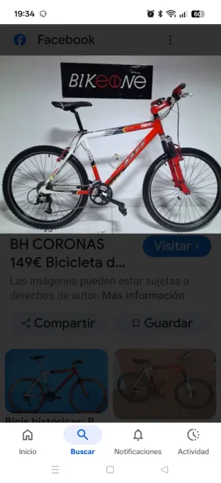 Bicicleta BH Coronas