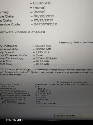 Memoria RAM Portátil DDR4 16GB 8x2 GB Samsung