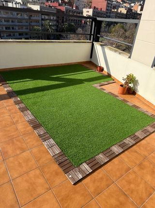 Césped artificial para terraza