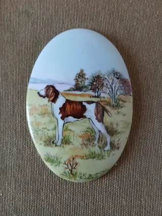 Coppia Quadri Vintage Cani da Caccia