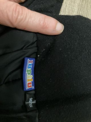 Pantalón esquí niño/niña negro 98-100cm