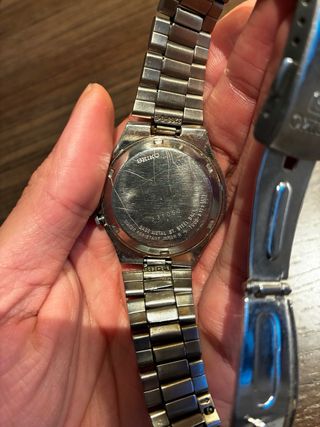 Seiko 5 automático vintage dorado Day-Date