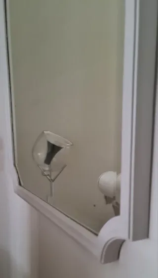 Espejo Antiguo Gris 110x72