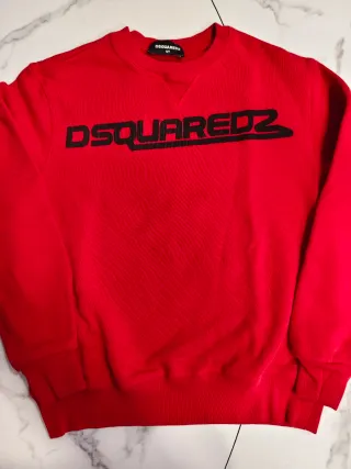Sudadera Dsquared Roja Unisex Talla 12 Años