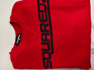 Sudadera Dsquared Roja Unisex Talla 12 Años