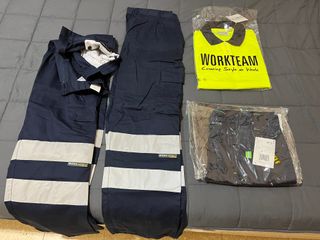 Lote Ropa Trabajo WORKTEAM Azul/Amarillo