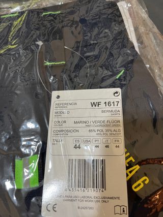 Lote Ropa Trabajo WORKTEAM Azul/Amarillo