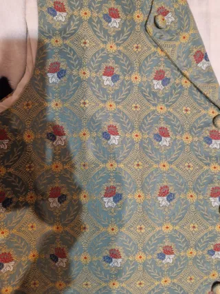 Chaleco fallero verde y faldon caballero