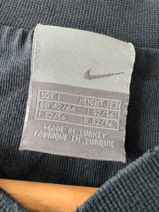 Camiseta Nike Manga Larga Negra Talla L