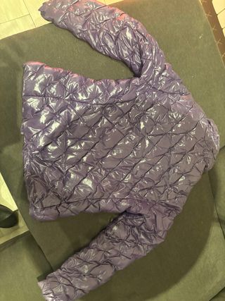 Moncler piumino viola tg. S