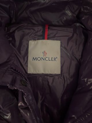 Moncler piumino viola tg. S