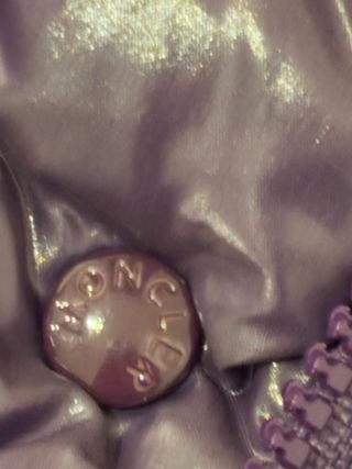 Moncler piumino viola tg. S