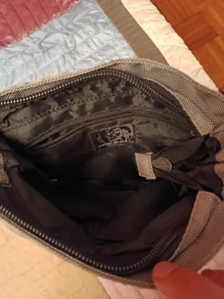 Borsa a tracolla Diesel Uomo Grigia