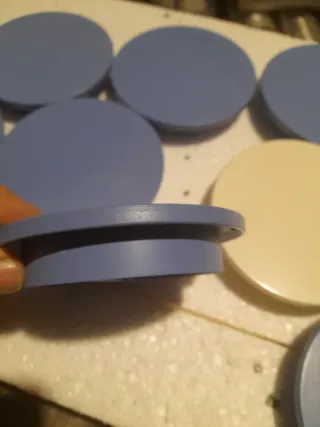 14 Maniglioni in plastica blu e bianchi