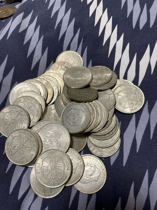 Lote 50 Monedas Plata 19g
