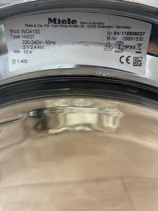 Despiece Lavadora Miele WDA100 W Classic