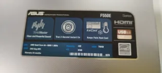 Portátil ASUS Plata