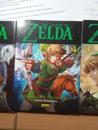 The Lengend of Zelda Twilight Princes tomos2,3,4,6