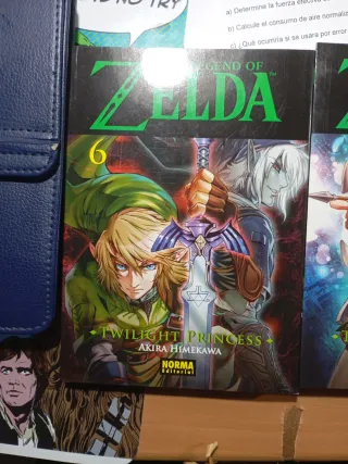 The Lengend of Zelda Twilight Princes tomos2,3,4,6