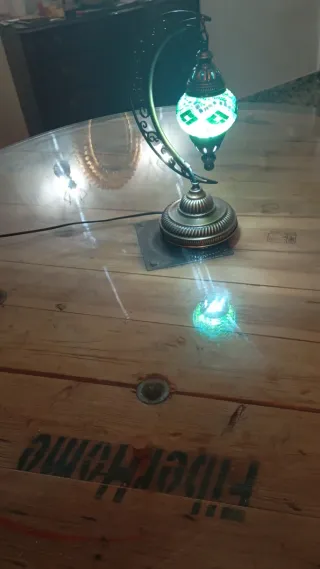 Mesa Rulo Cable Cristal 1,40m Tratado