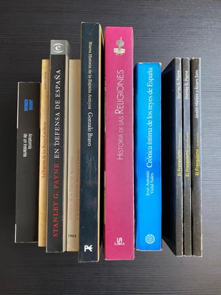 Lote 10 libros de Historia de España