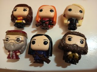 Lote 6 Mini Funkos Kinder Joy Harry Potter