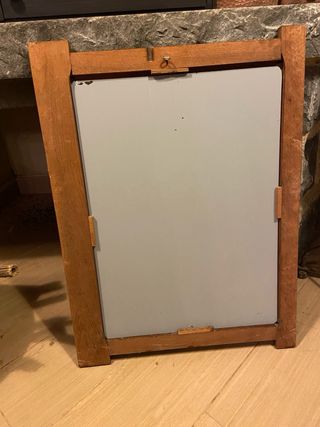 Espejo antiguo madera maciza